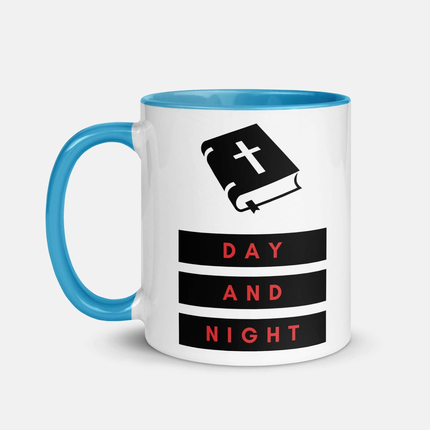 Giant Slayer - Bible – Day & Night Ceramic Mug | Color: Blue
