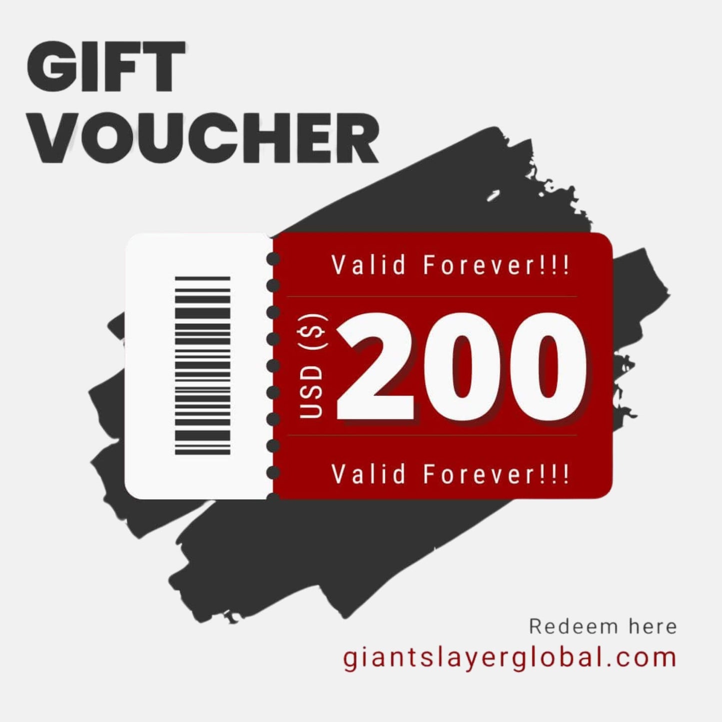 Giant Slayer Gift Card | $200.00