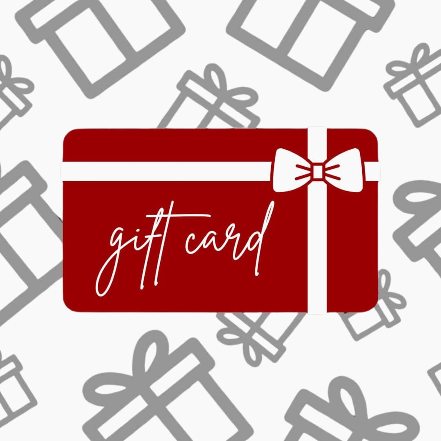 Giant Slayer Gift Card - Sleek Design with a Red Gift Card