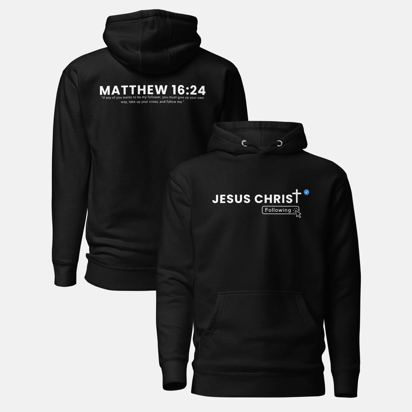 Giant Slayer - Jesus Christ - Following Hoodie | Color: Black | Size: S-3XL