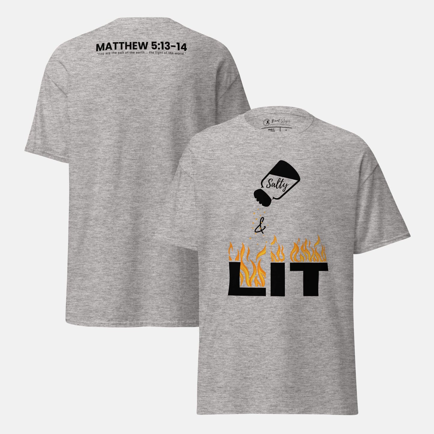 Giant Slayer - Salty & Lit T-Shirt | Color: Sport Gray | Size: S-3XL