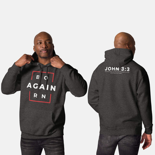 Giant Slayer - Born Again Hoodie | Color: Heather Gray | Size: S-3XL