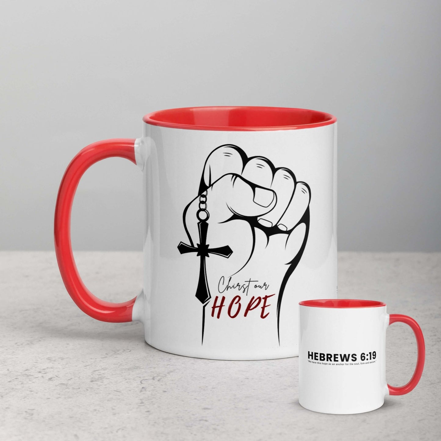 Christ Our Hope Ceramic Mug - Giant Slayer