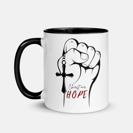 Giant Slayer - Christ Our Hope Ceramic Mug | Color: Black | Size: S-3XL