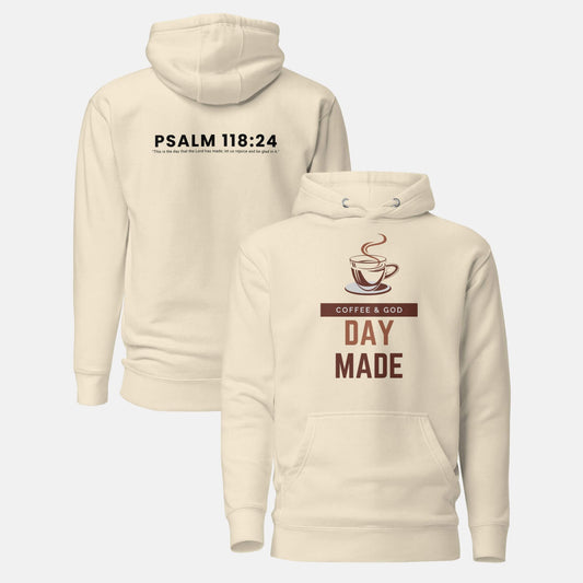 Giant Slayer - Coffee & God – Day Made Hoodie | Color: Bone | Size: S-3XL