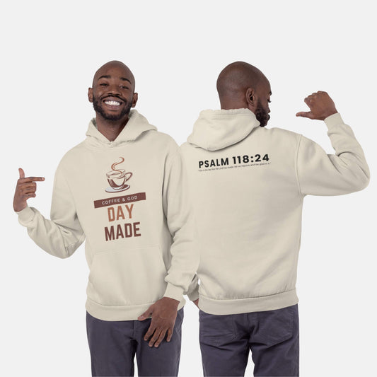 Giant Slayer - Coffee & God – Day Made Hoodie | Color: Bone | Size: S-3XL