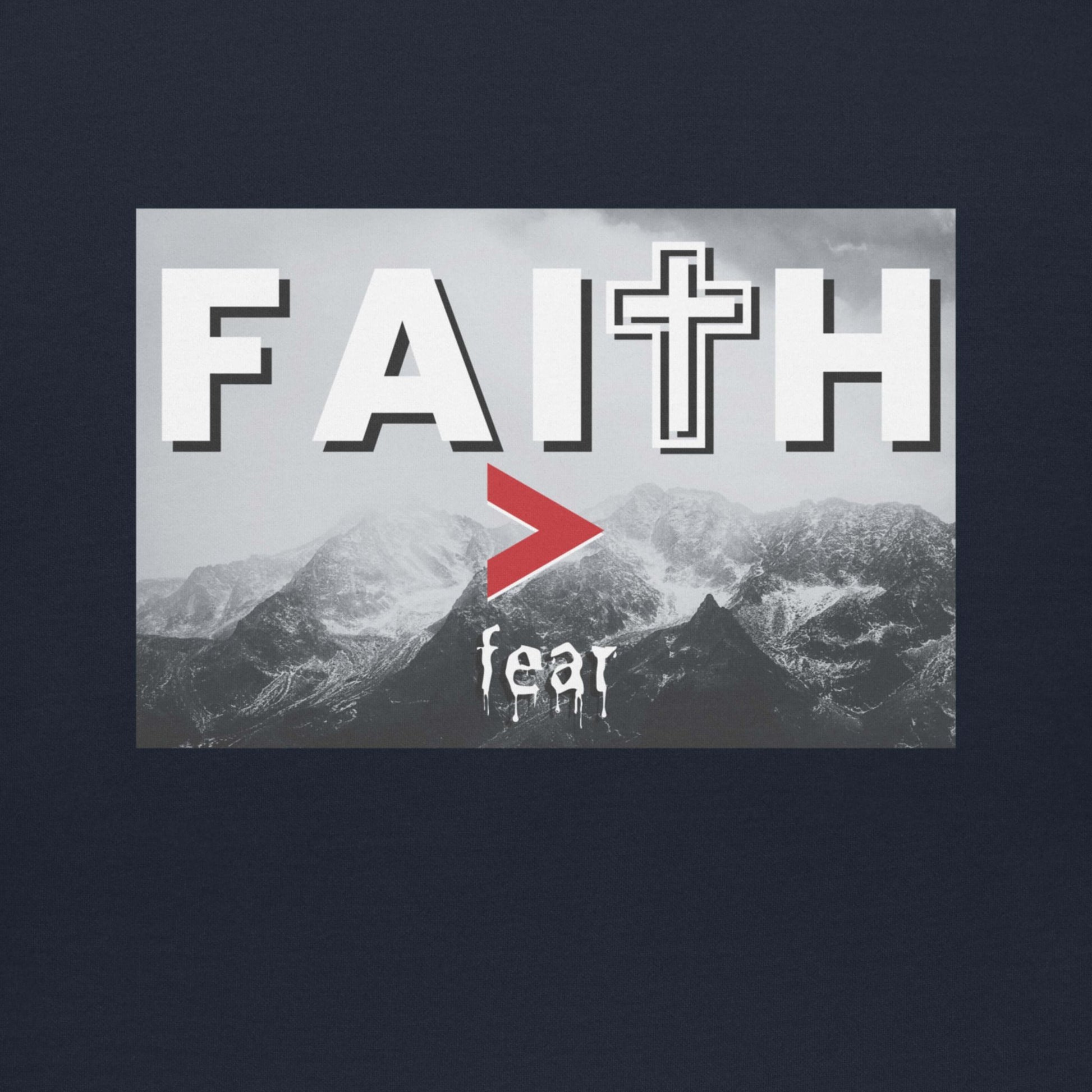 Faith Over Fear Hoodie - Giant Slayer