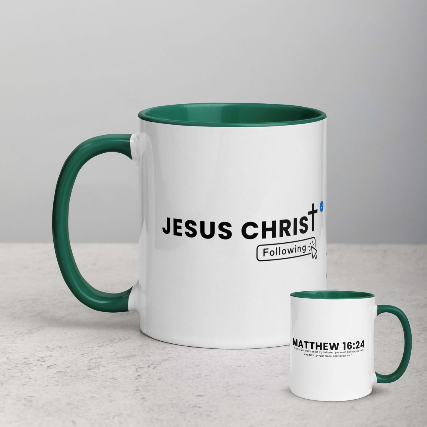 Jesus Christ – Following Ceramic Mug - Giant Slayer