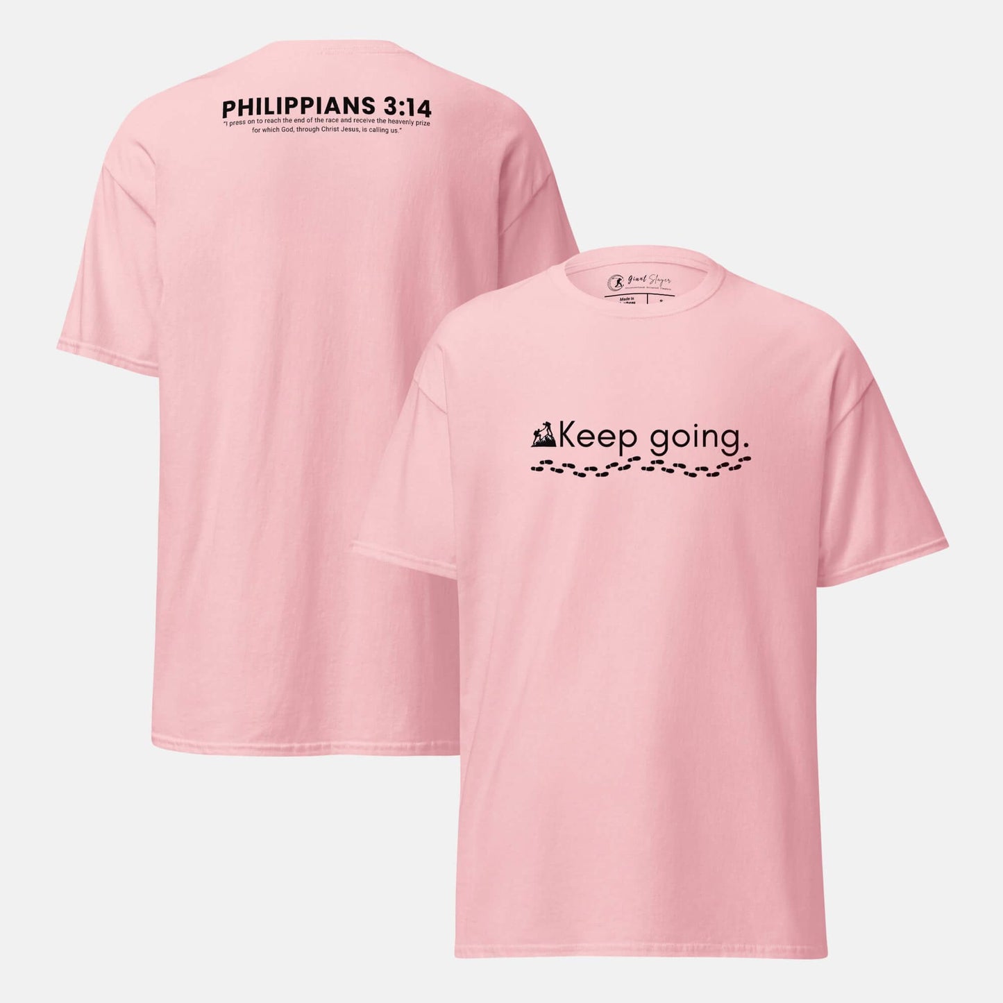 Giant Slayer - Keep Going T-Shirt | Color: Soft Pink | Size: S-3XL