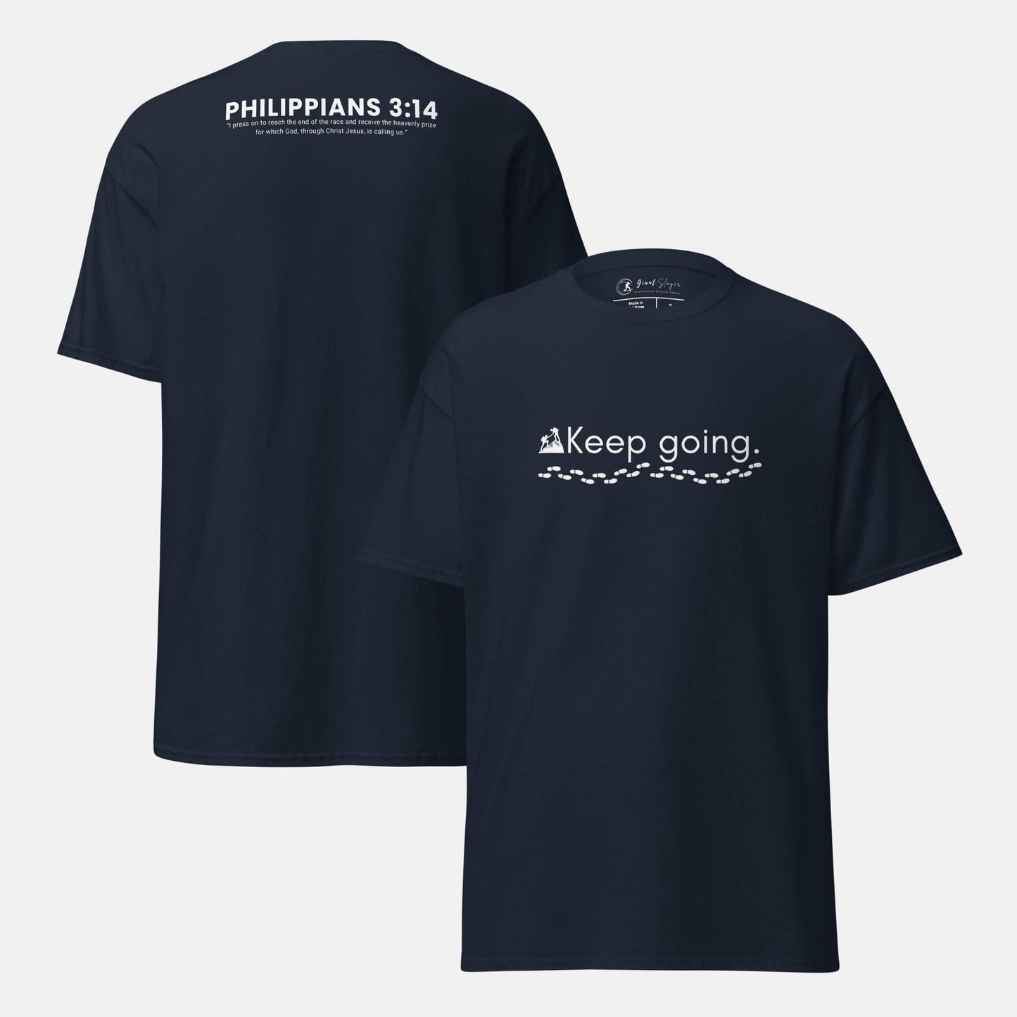 Giant Slayer - Keep Going T-Shirt | Color: Navy Blue | Size: S-3XL