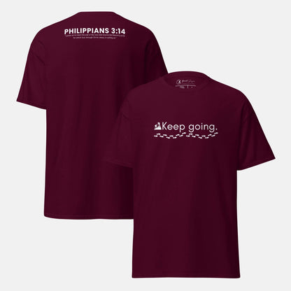 Giant Slayer - Keep Going T-Shirt | Color: Burgundy | Size: S-3XL