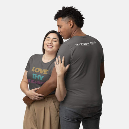 Giant Slayer - Love Thy Neighbour T-Shirt | Color: Heather Gray | Size: S-3XL