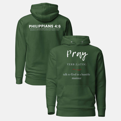 Giant Slayer - Pray – Talk to God Hoodie | Color: Forest Green | Size: S-3XL