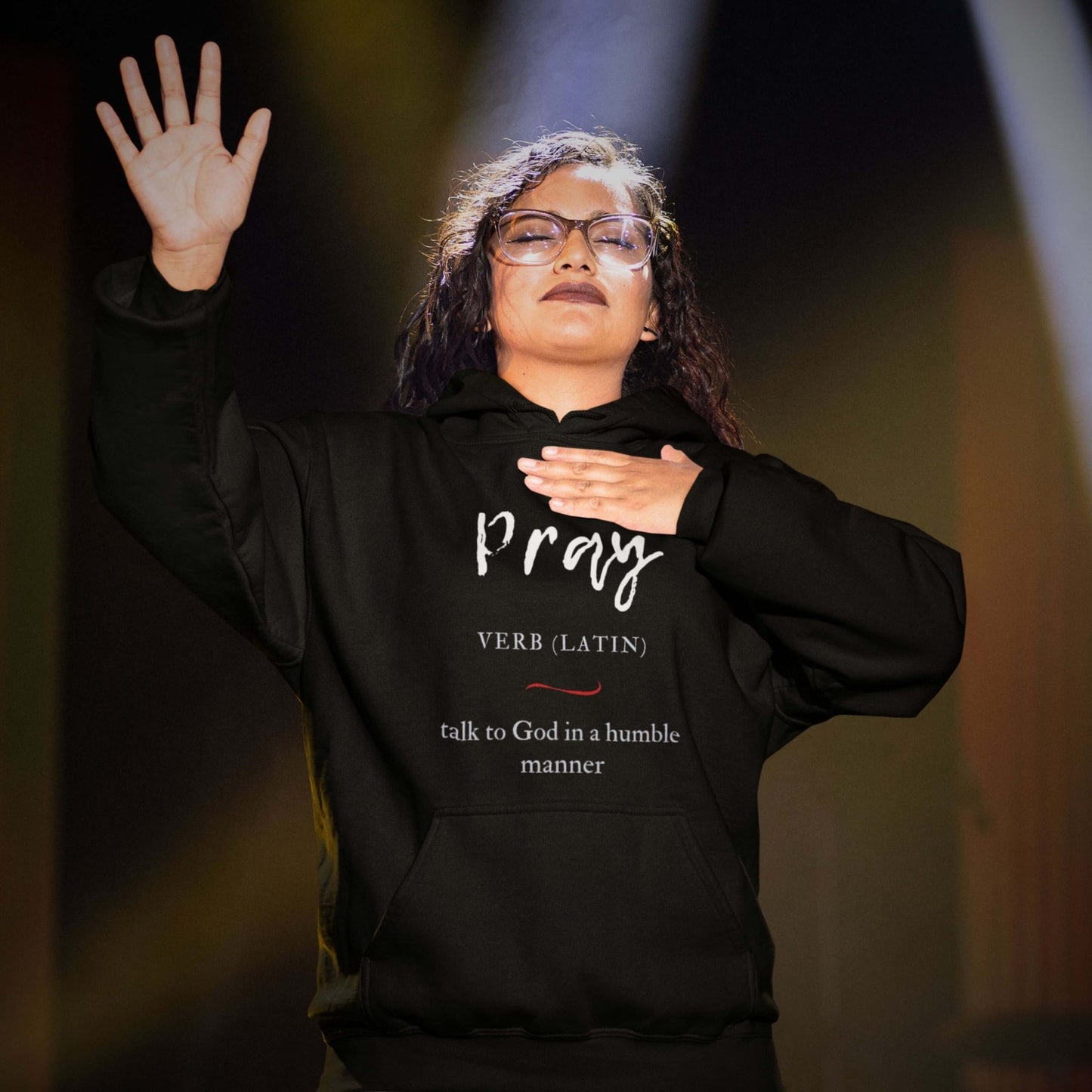 Pray – Talk to God Hoodie - Giant Slayer