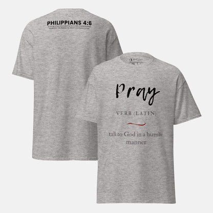 Giant Slayer - Pray – Talk to God T-Shirt | Color: Sport Gray | Size: S-3XL