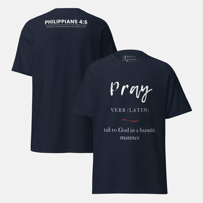 Giant Slayer - Pray – Talk to God T-Shirt | Color: Navy | Size: S-3XL