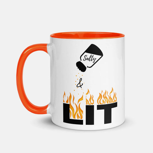Giant Slayer - Salty & Lit Ceramic Mug | Color: Orange