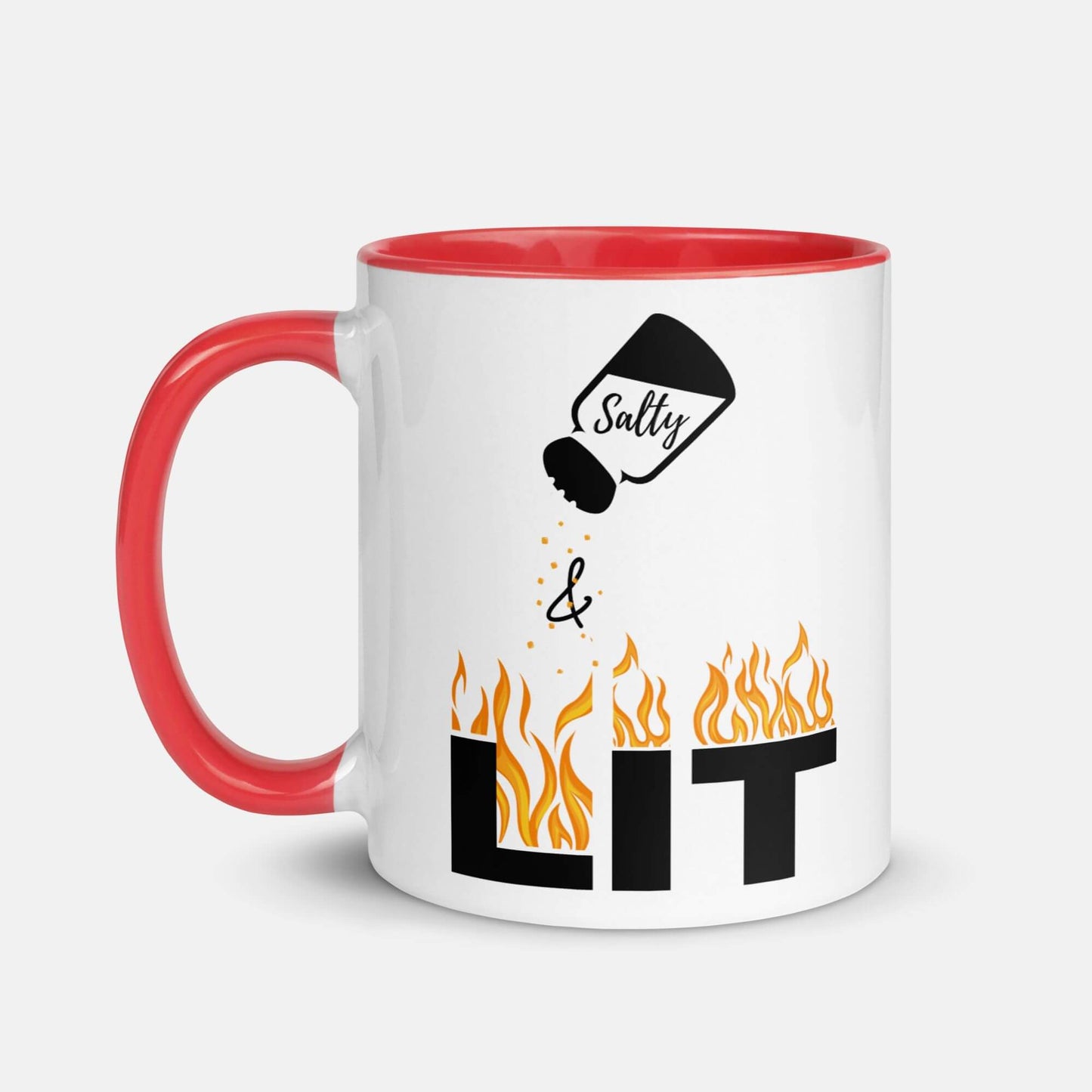 Giant Slayer - Salty & Lit Ceramic Mug | Color: Red