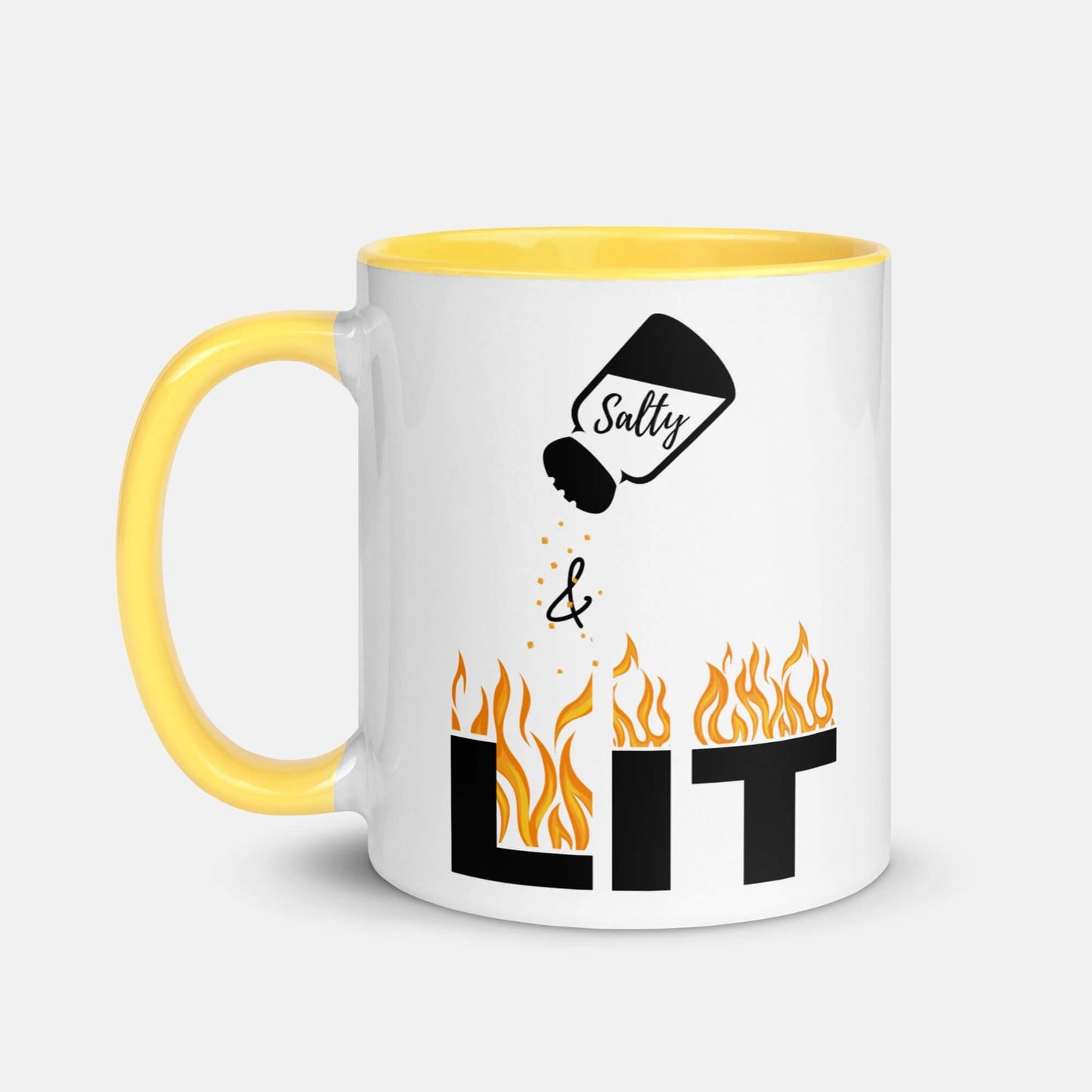 Giant Slayer - Salty & Lit Ceramic Mug | Color: Yellow