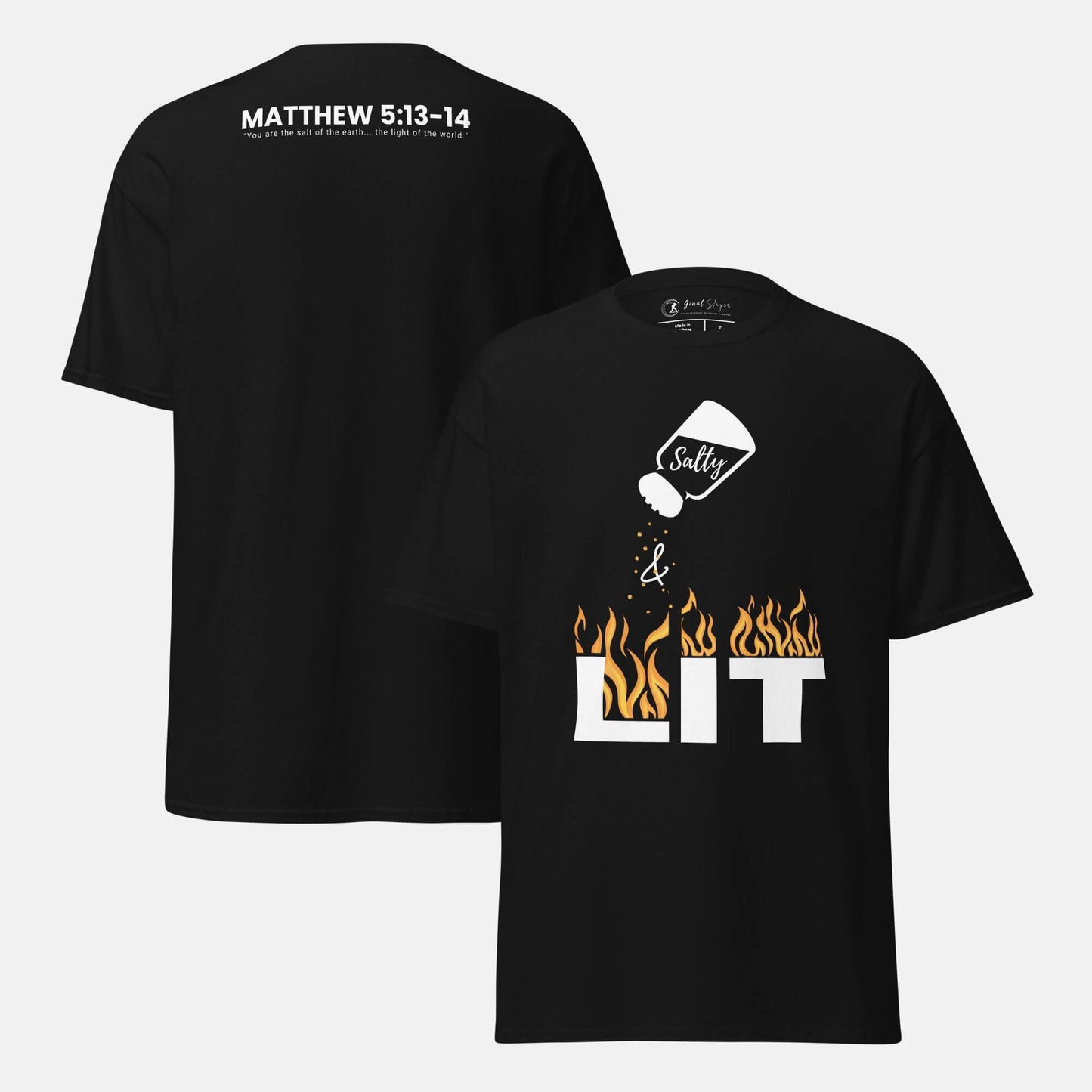 Giant Slayer - Salty & Lit T-Shirt | Color: Black | Size: S-3XL
