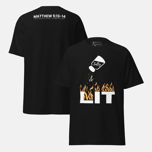 Giant Slayer - Salty & Lit T-Shirt | Color: Black | Size: S-3XL