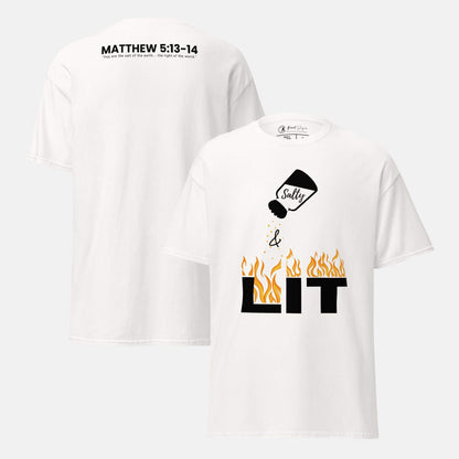 Giant Slayer - Salty & Lit T-Shirt | Color: White | Size: S-3XL