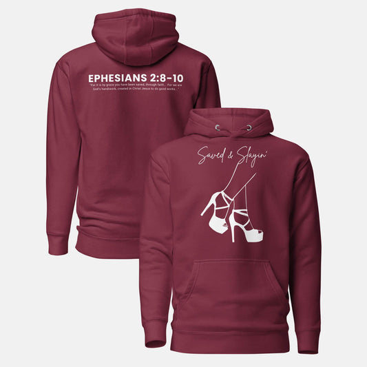 Giant Slayer - Saved & Slayin’ Hoodie | Color: Burgundy | Size: S-3XL