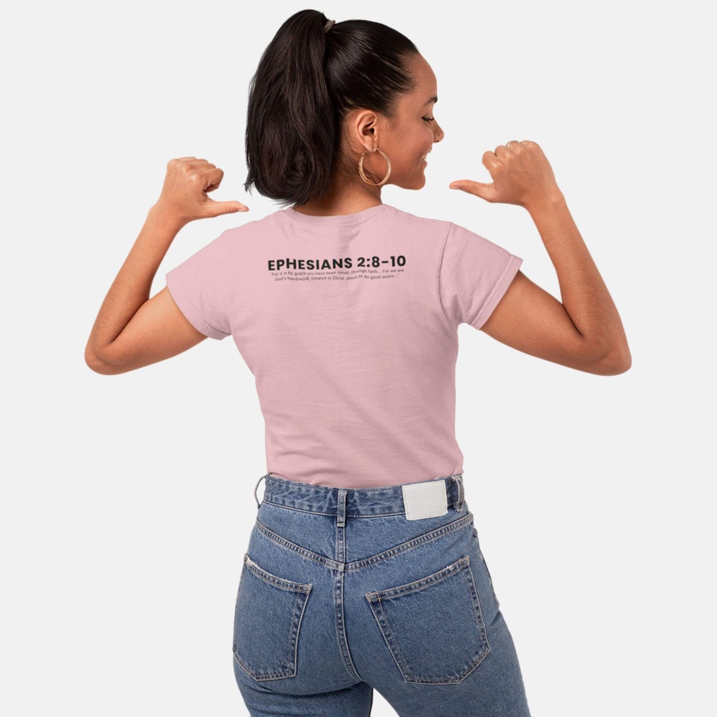 Giant Slayer - Saved & Slayin’ T-Shirt | Color: Soft Pink | Size: S-3XL