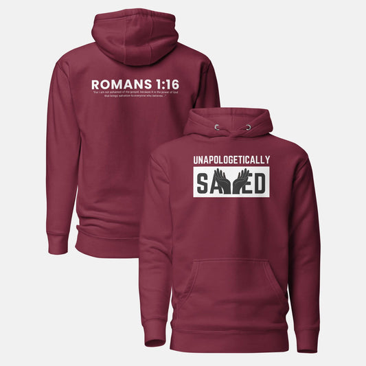 Giant Slayer - Unapologetically Saved Hoodie | Color: Burgundy | Size: S-3XL