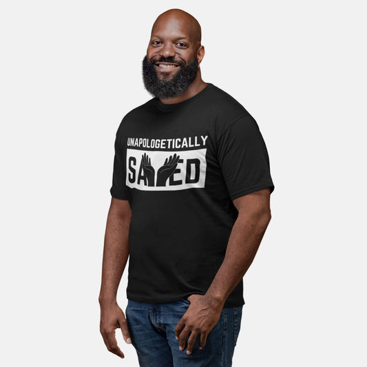 Giant Slayer - Unapologetically Saved T-Shirt | Color: Black | Size: S-3XL